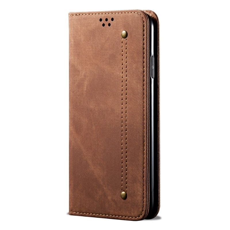 Flip Case voor Xiaomi Mi Note 10 / 10 Pro Kunstleer Jeansstijl