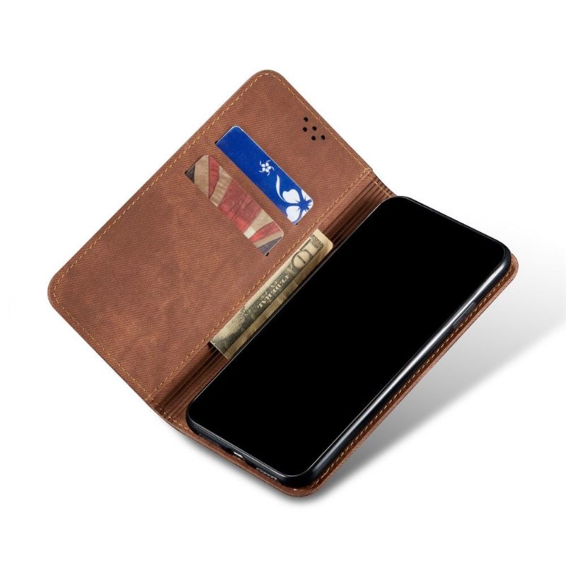 Flip Case voor Xiaomi Mi Note 10 / 10 Pro Kunstleer Jeansstijl