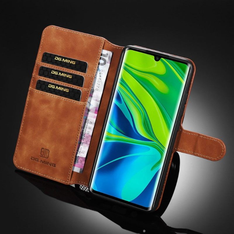 Folio-hoesje voor Xiaomi Mi Note 10 / 10 Pro Dg Ming Leereffect