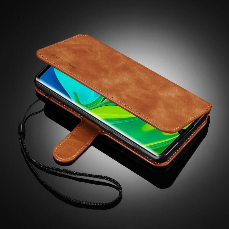 Folio-hoesje voor Xiaomi Mi Note 10 / 10 Pro Dg Ming Leereffect