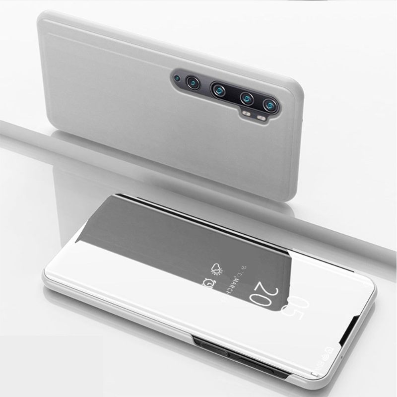 Telefoonhoesje voor Xiaomi Mi Note 10 / 10 Pro Bescherming Folio-hoesje Spiegeleffect