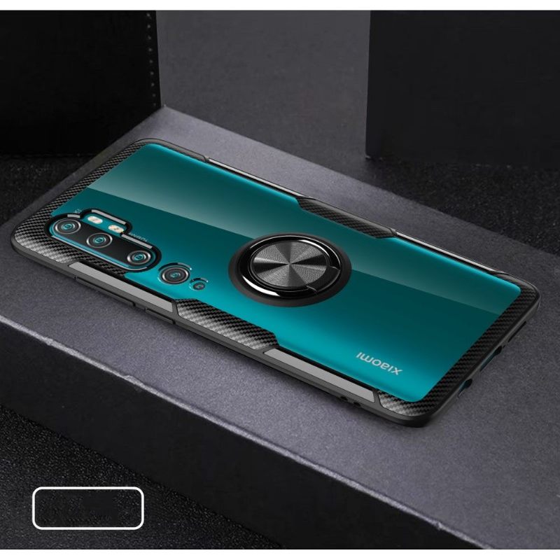 Telefoonhoesje voor Xiaomi Mi Note 10 / 10 Pro Bescherming Transparante Vinger