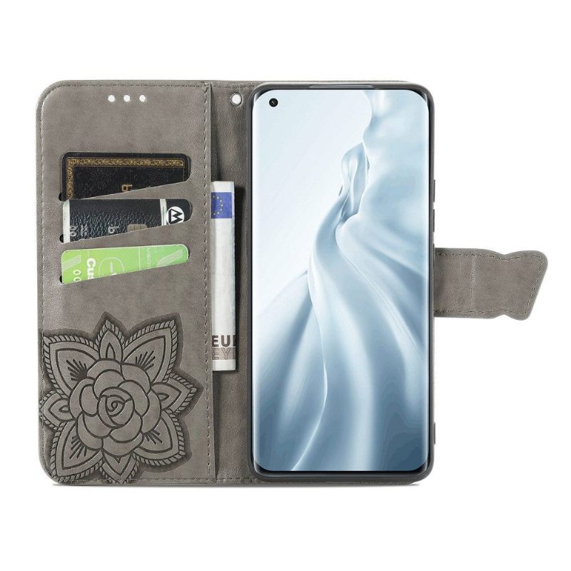 Case voor Xiaomi Mi 11 Bescherming Reliëfvlinder