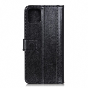 Flip Case voor Xiaomi Mi 11 Ledereffect Met Klinknagels