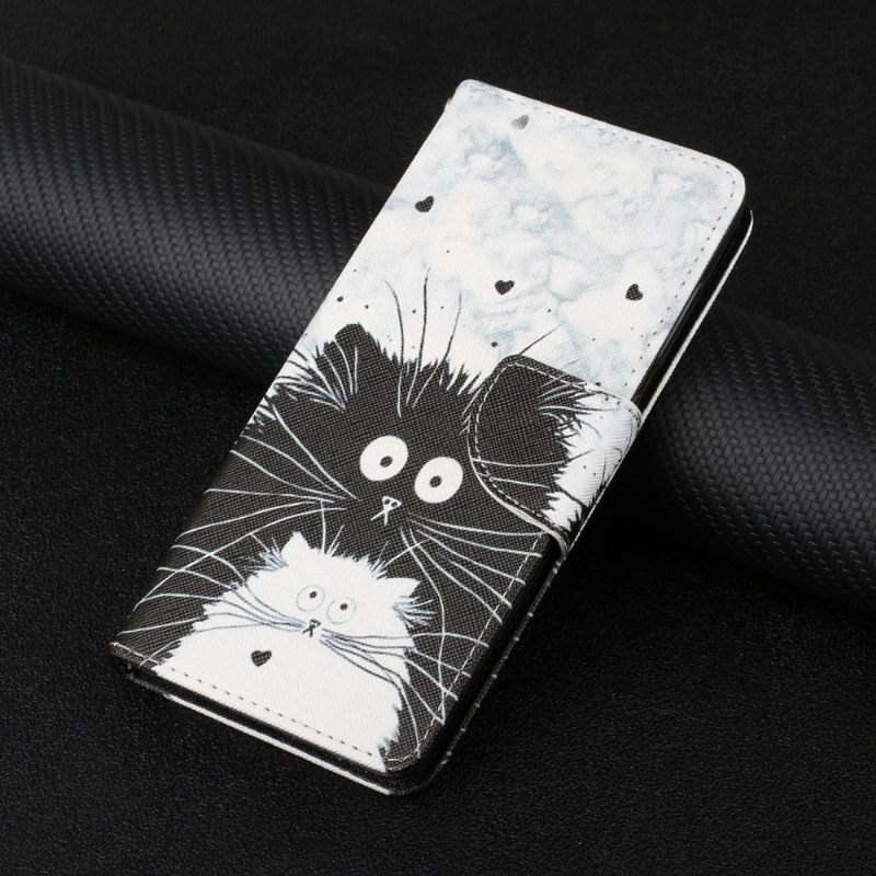 Folio-hoesje voor Xiaomi Mi 11 Zwart-witte Katten