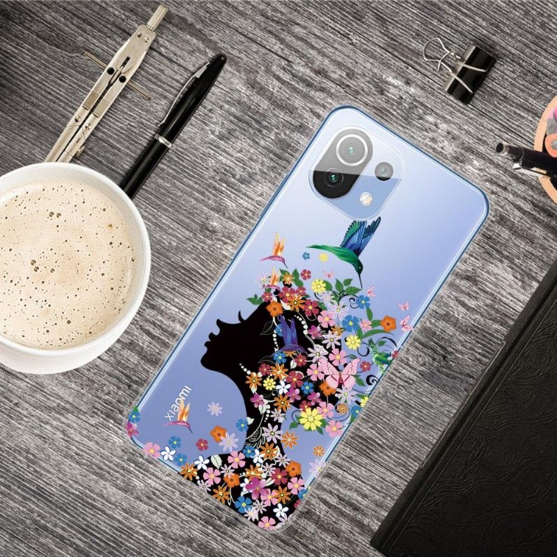 Hoesje voor Xiaomi Mi 11 Kolibrie Bloemen