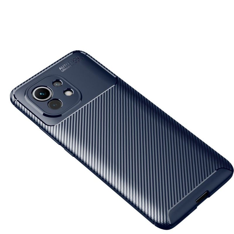 Hoesje voor Xiaomi Mi 11 Koolstofvezeleffect