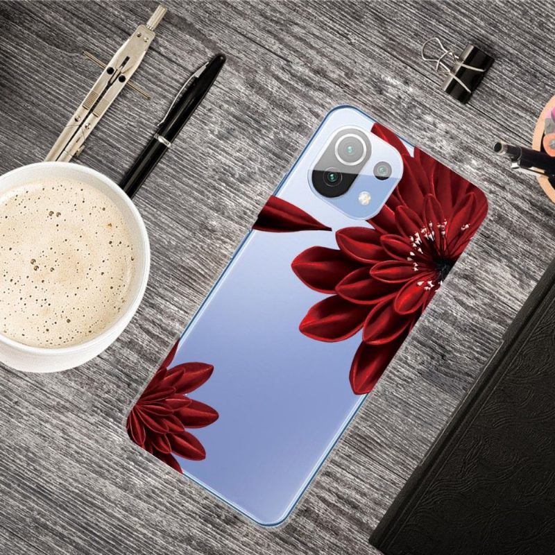 Hoesje voor Xiaomi Mi 11 Rode Bloem