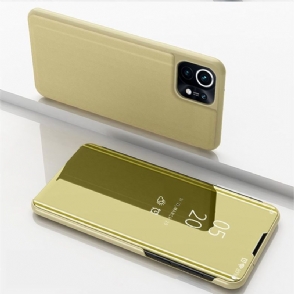 Telefoonhoesje voor Xiaomi Mi 11 Bescherming Folio-hoesje Spiegeleffect