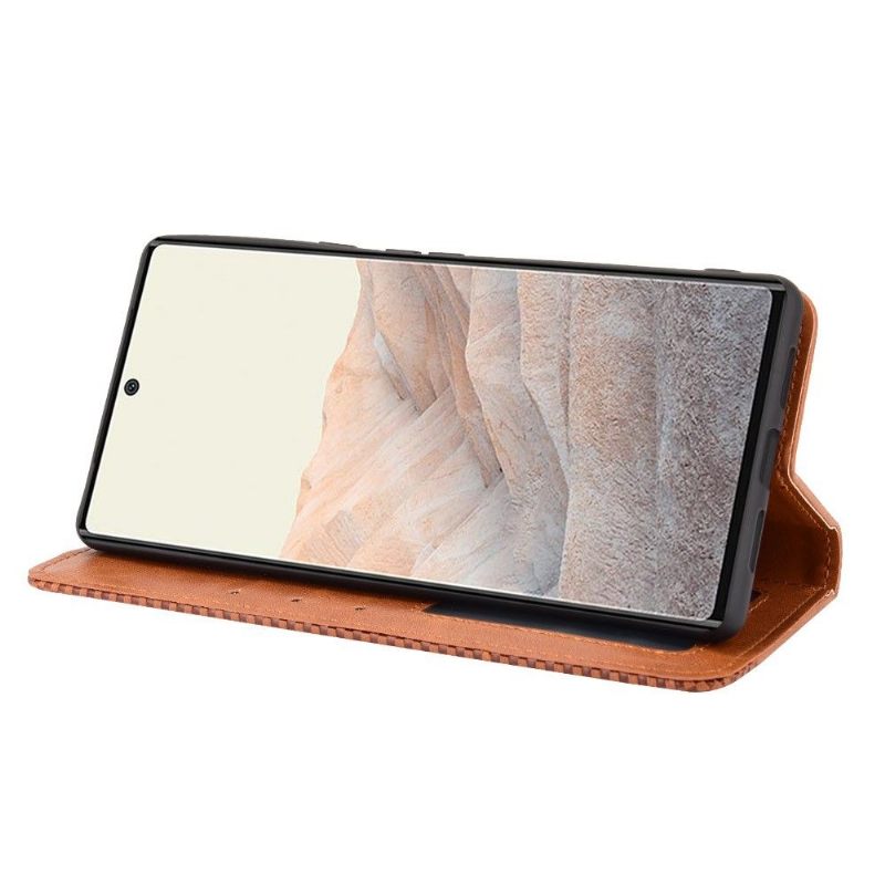 Case voor Google Pixel 6 Leer In Cirénius-stijl