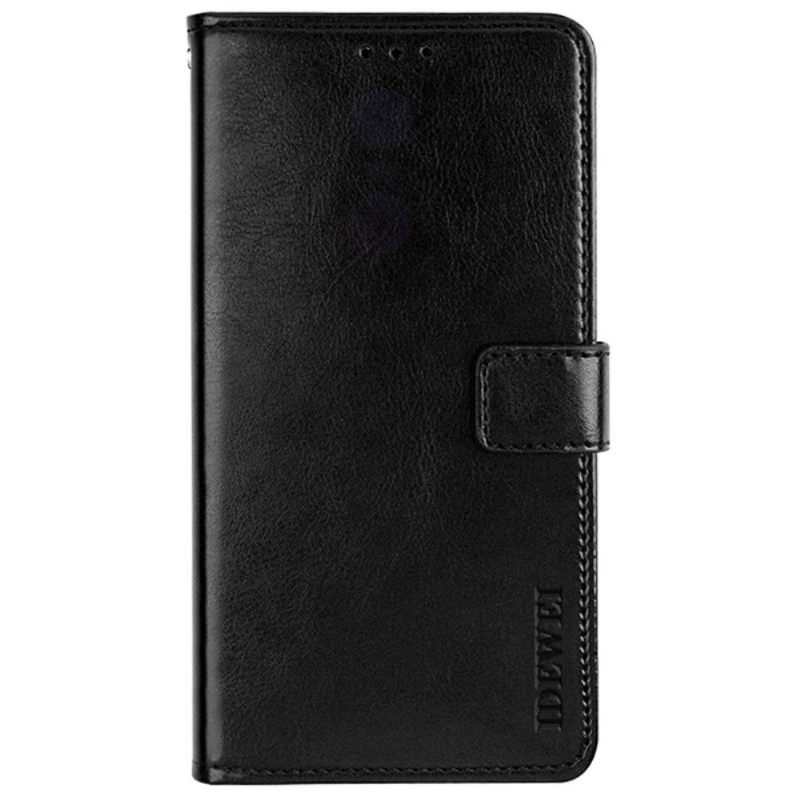 Flip Case voor Google Pixel 6 Folio-hoesje Idewei Folio Ledereffect