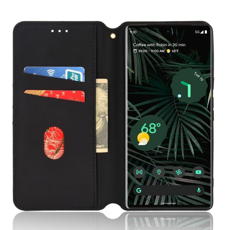 Flip Case voor Google Pixel 6 Folio-hoesje Ontwerpgeometrie