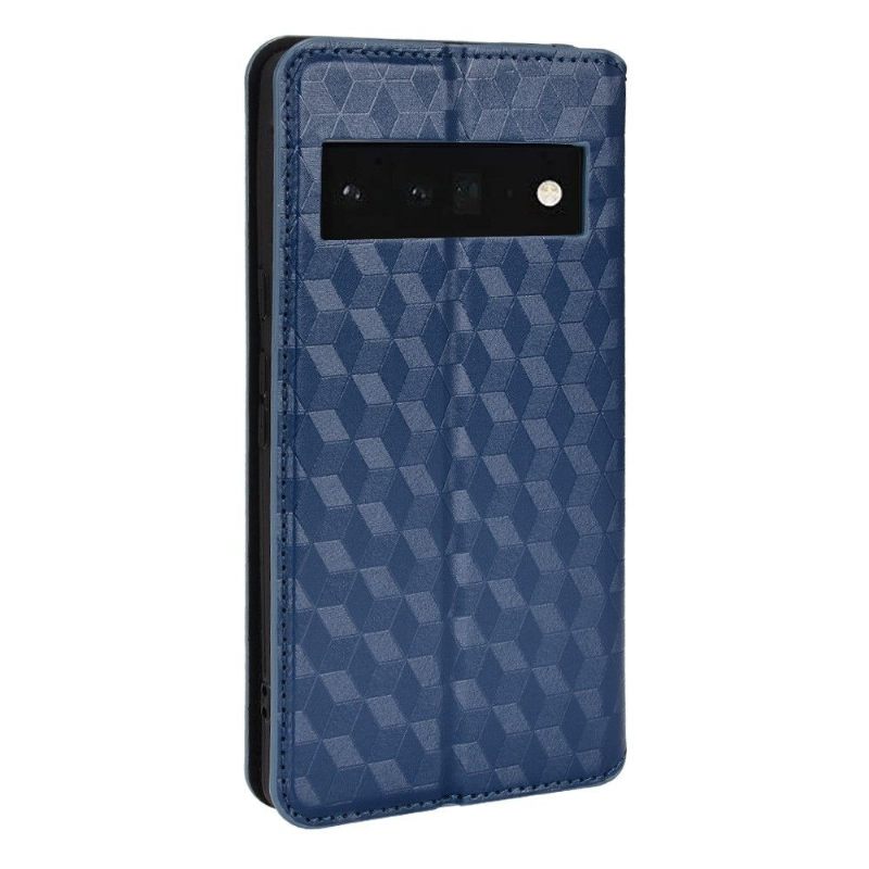 Flip Case voor Google Pixel 6 Folio-hoesje Ontwerpgeometrie