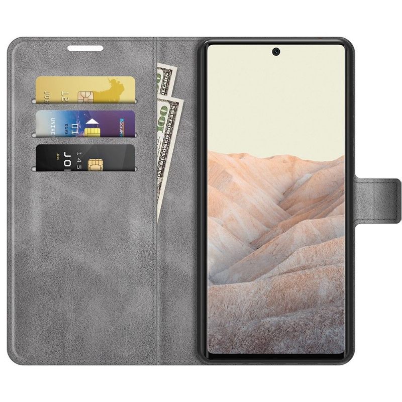 Folio-hoesje voor Google Pixel 6 Portemonnee Leerstijl