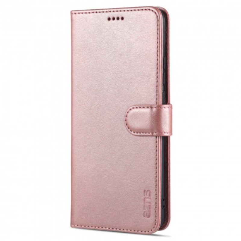 Leren Hoesje voor Oppo A15 Azns Ledereffect