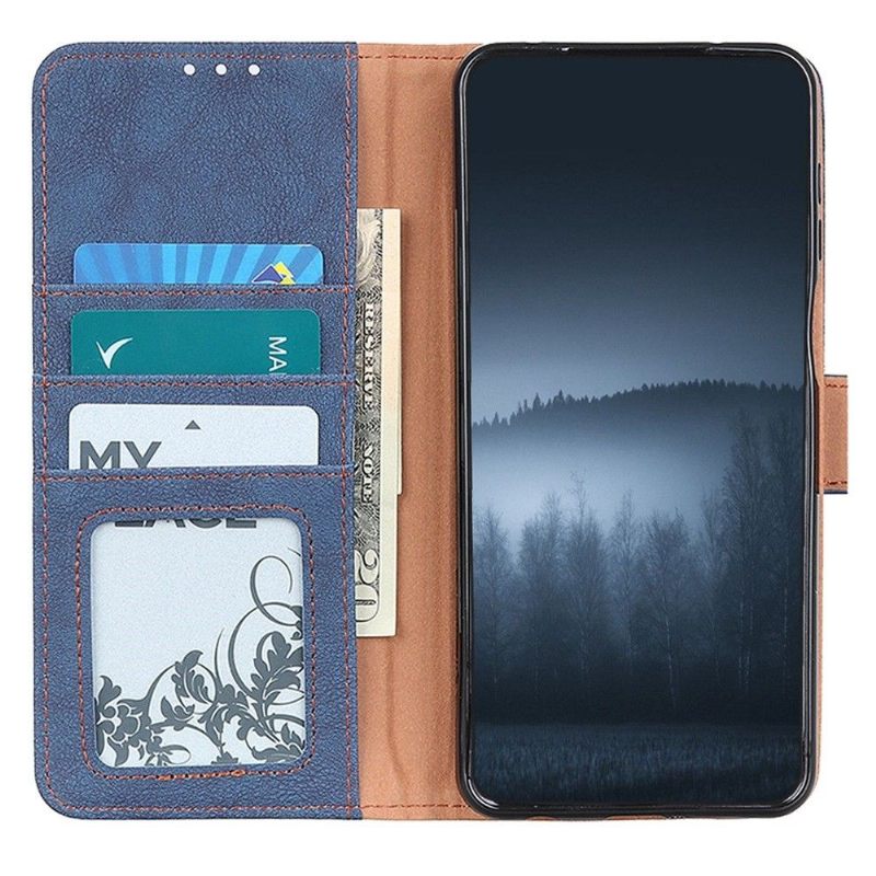 Folio-hoesje voor Samsung Galaxy M23 5G Khazneh Retro Leder Effect