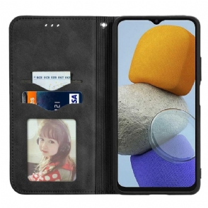Folio-hoesje voor Samsung Galaxy M23 5G Zakelijk Retro