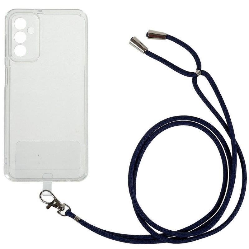 Hoesje voor Samsung Galaxy M23 5G Transparant Gekleurd Koord