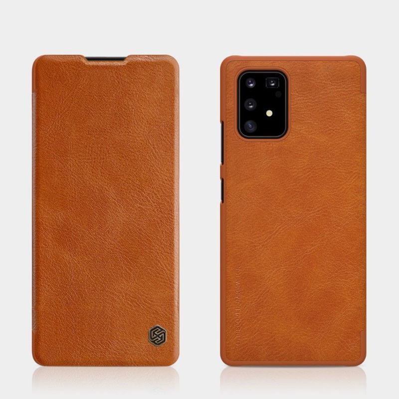 Folio-hoesje voor Samsung Galaxy S10 Lite Anti-fall Qin Serie Kunstleer