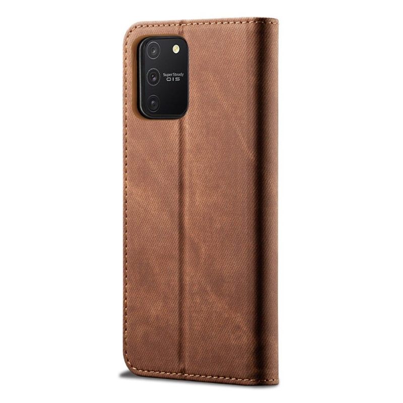 Folio-hoesje voor Samsung Galaxy S10 Lite De Giulia Style Jeans