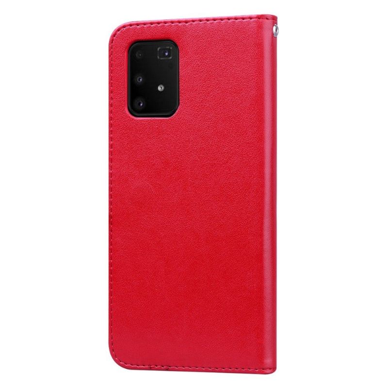 Folio-hoesje voor Samsung Galaxy S10 Lite Imitatieleer Rozenpatroon