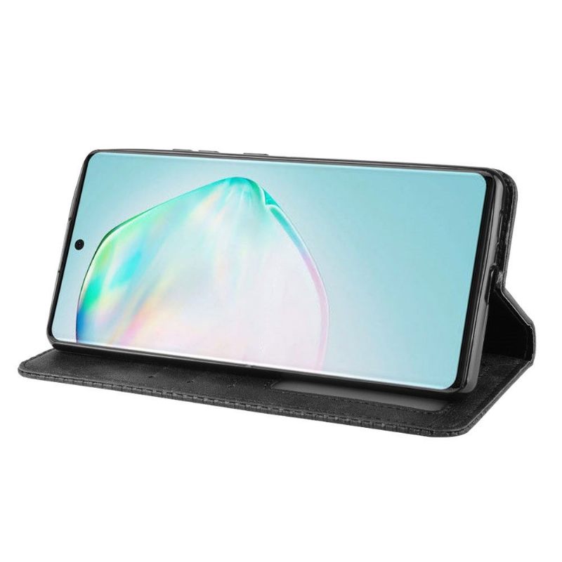 Folio-hoesje voor Samsung Galaxy S10 Lite Leer In Cirénius-stijl