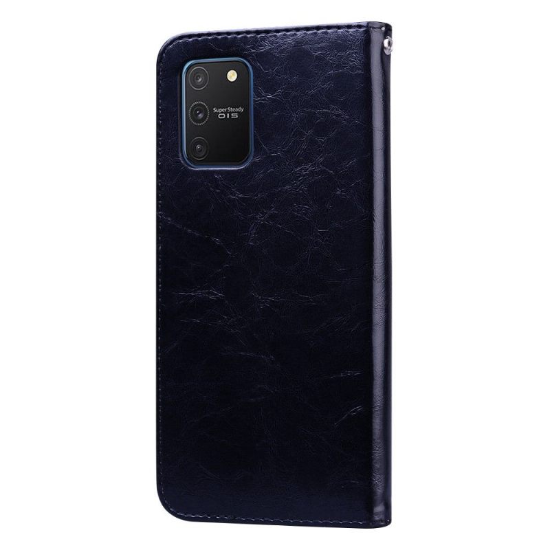 Folio-hoesje voor Samsung Galaxy S10 Lite Luxe Vintage Leereffect