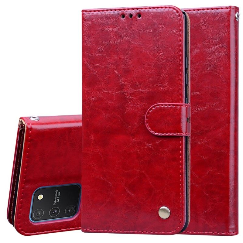 Folio-hoesje voor Samsung Galaxy S10 Lite Luxe Vintage Leereffect