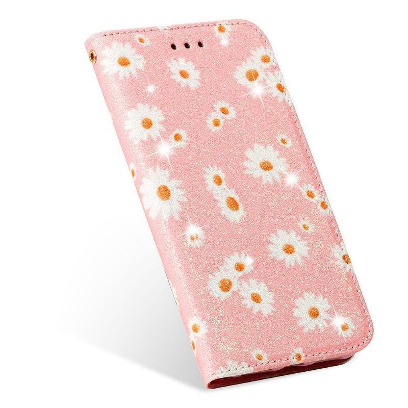 Folio-hoesje voor Samsung Galaxy S10 Lite Madeliefjes