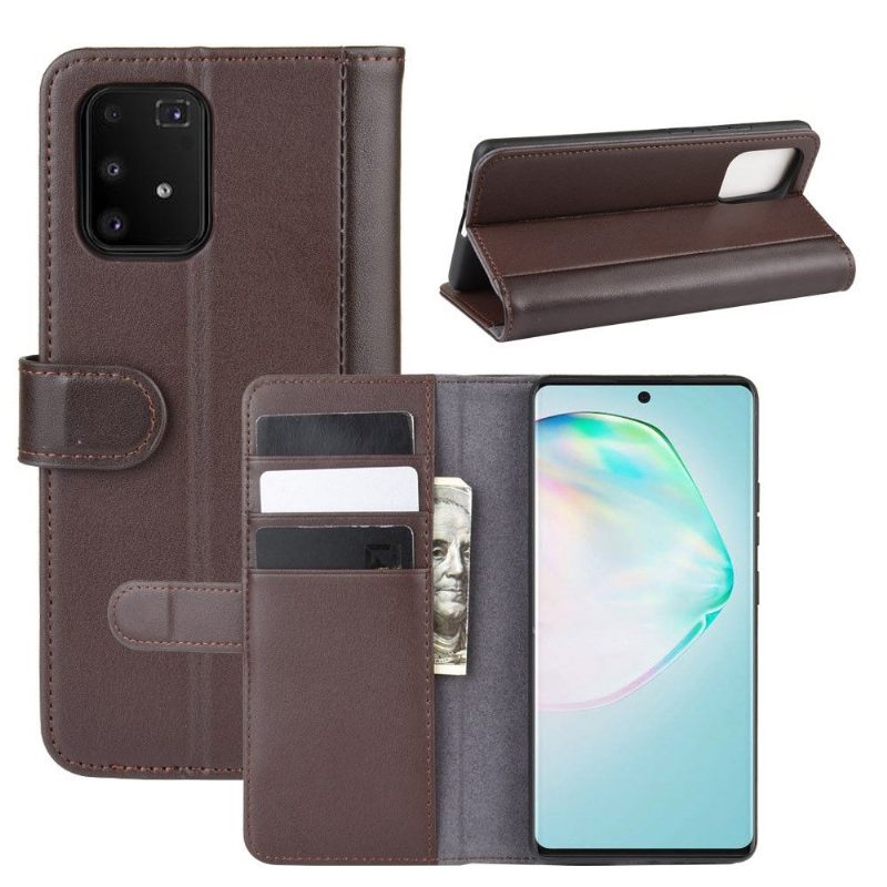 Folio-hoesje voor Samsung Galaxy S10 Lite Premium Leer