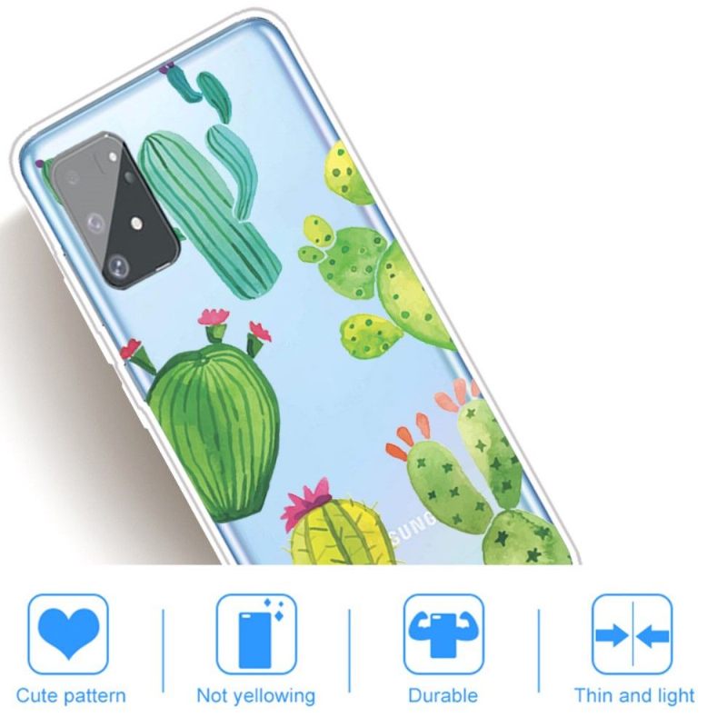 Hoesje voor Samsung Galaxy S10 Lite Transparante Cactus