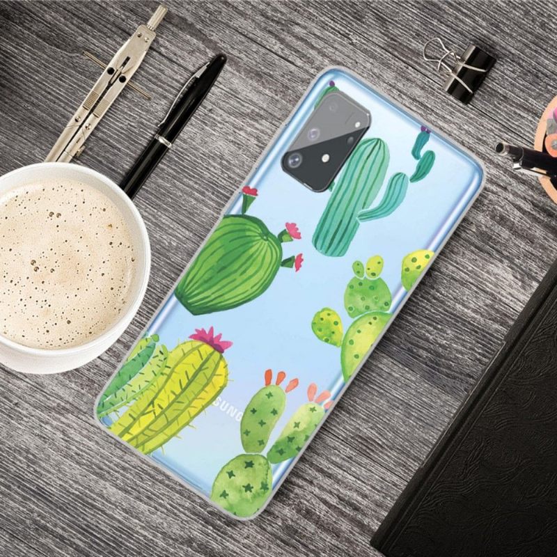 Hoesje voor Samsung Galaxy S10 Lite Transparante Cactus