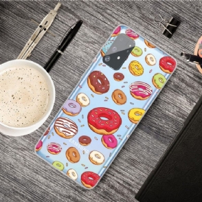 Hoesje voor Samsung Galaxy S10 Lite Transparante Donuts