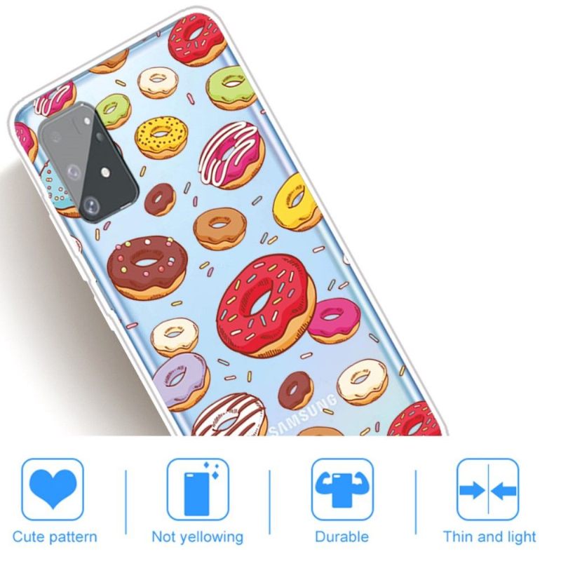 Hoesje voor Samsung Galaxy S10 Lite Transparante Donuts