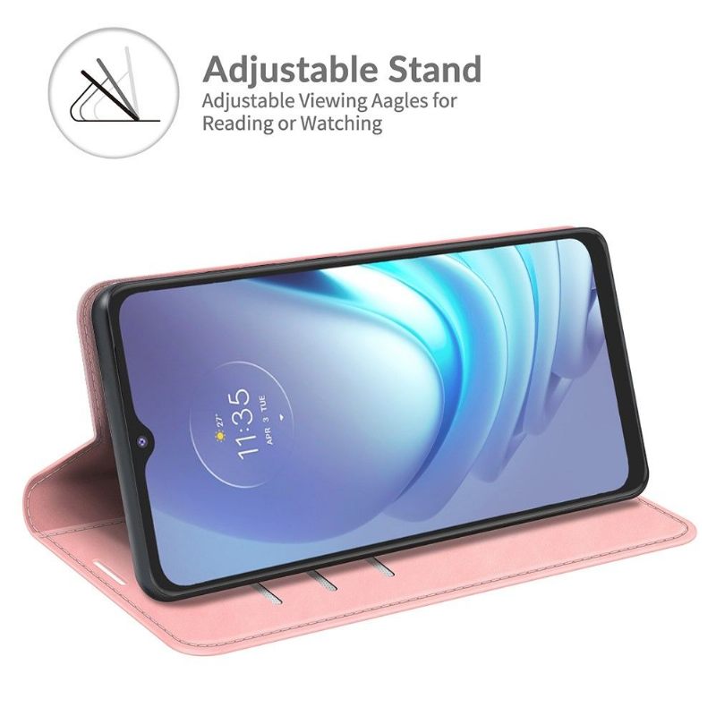 Case voor Motorola Moto G50 Bescherming Kunstleer Functie Stand