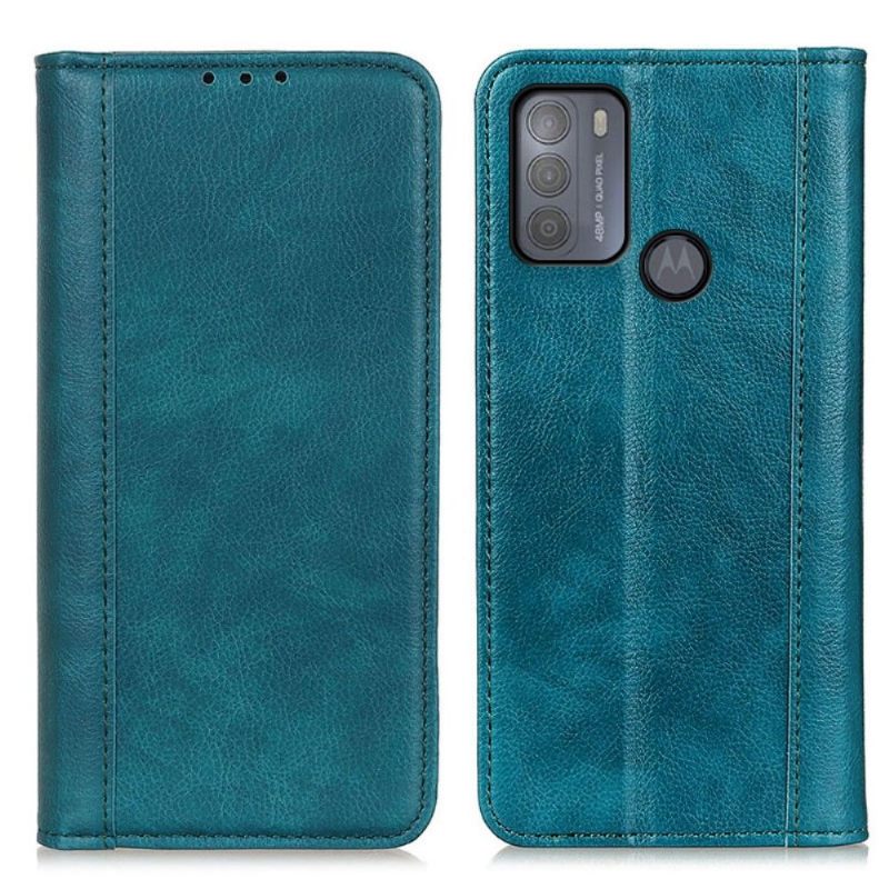 Cover voor Motorola Moto G50 Folio-hoesje Sylvester Kunstleer