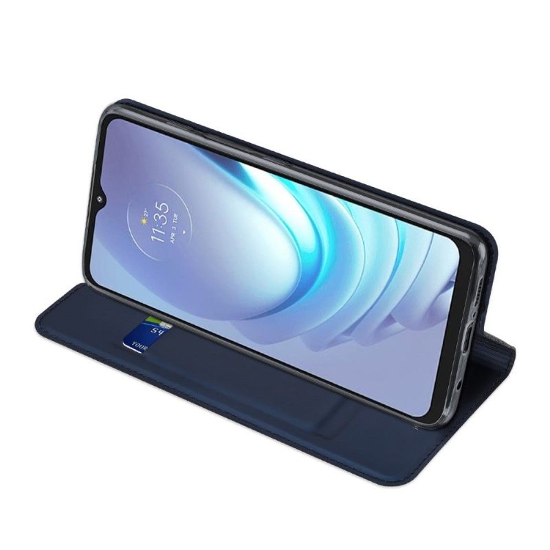 Cover voor Motorola Moto G50 Zakelijk Satijneffect