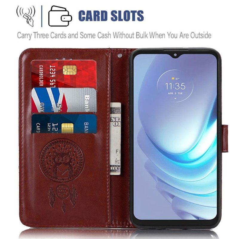 Folio-hoesje voor Motorola Moto G50 Dromenvanger Uil