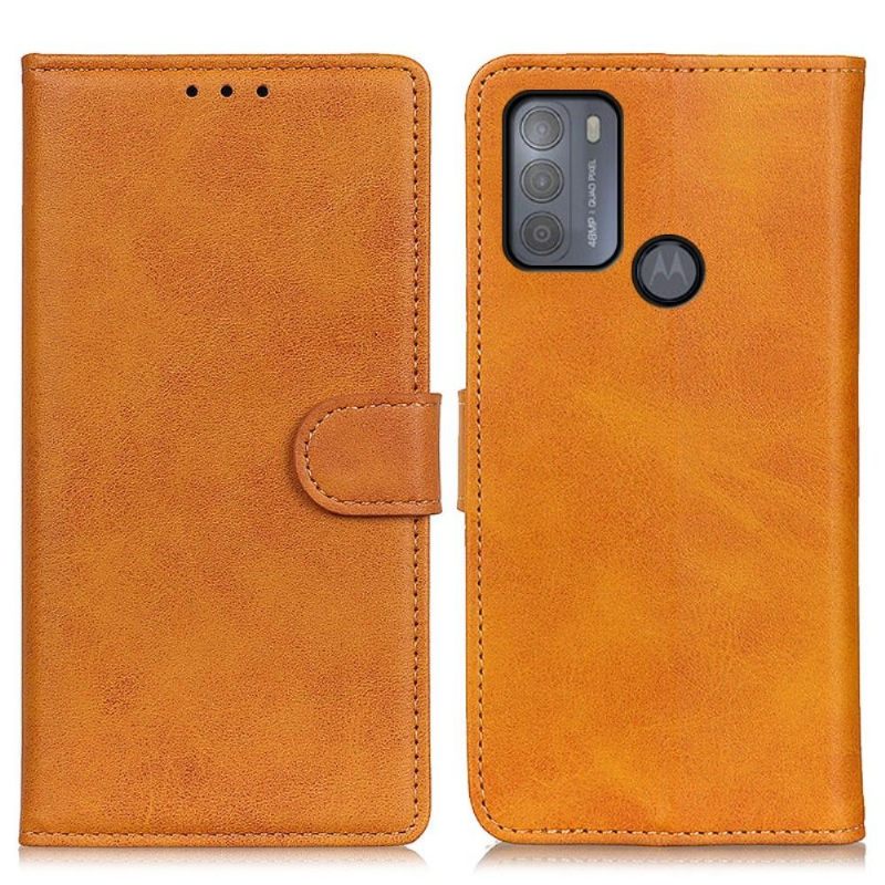 Folio-hoesje voor Motorola Moto G50 Marius Mat Leereffect