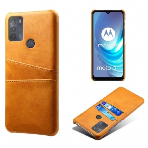 Hoesje voor Motorola Moto G50 Melody Leder Effect Kaarthouder