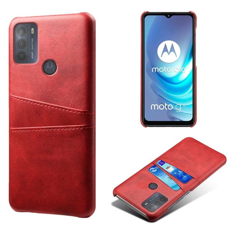 Hoesje voor Motorola Moto G50 Melody Leder Effect Kaarthouder