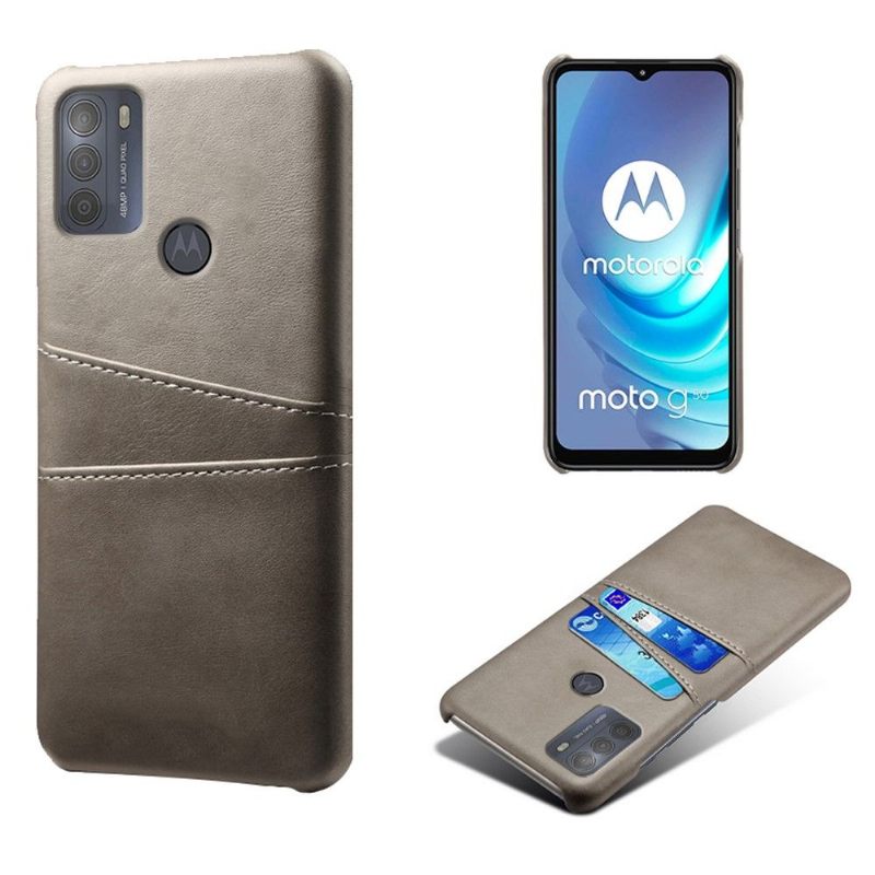 Hoesje voor Motorola Moto G50 Melody Leder Effect Kaarthouder