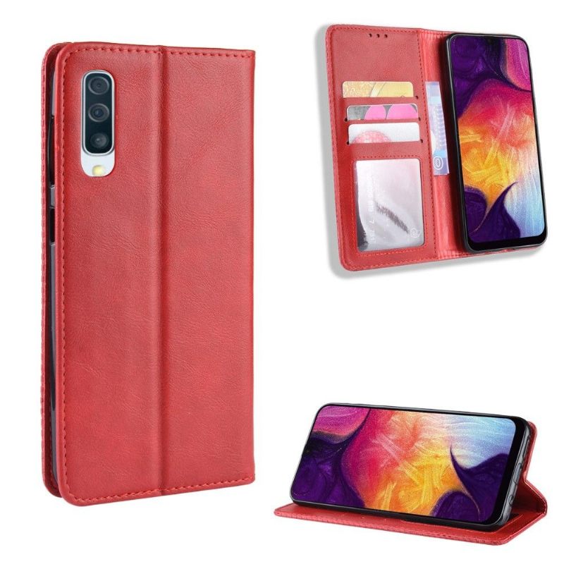 Case voor Samsung Galaxy A70 Leer In Cirénius-stijl