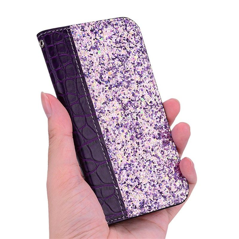 Cover voor Samsung Galaxy A70 Luxe Krokodileffect