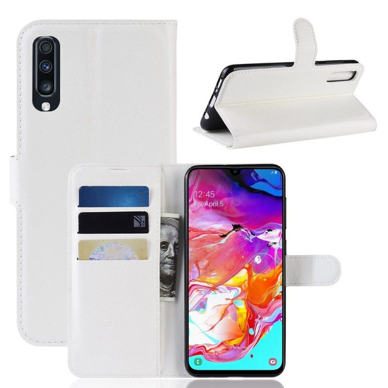 Cover voor Samsung Galaxy A70 Stijl Lederen Kaarthouder