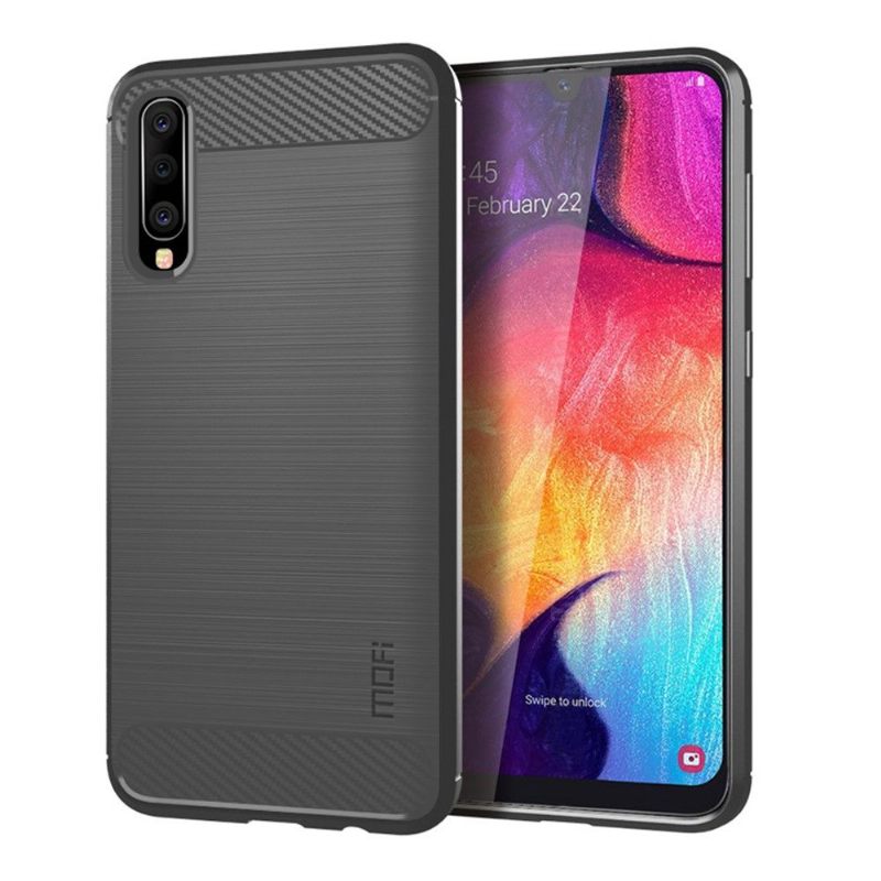 Hoesje voor Samsung Galaxy A70 Geborsteld Mofi