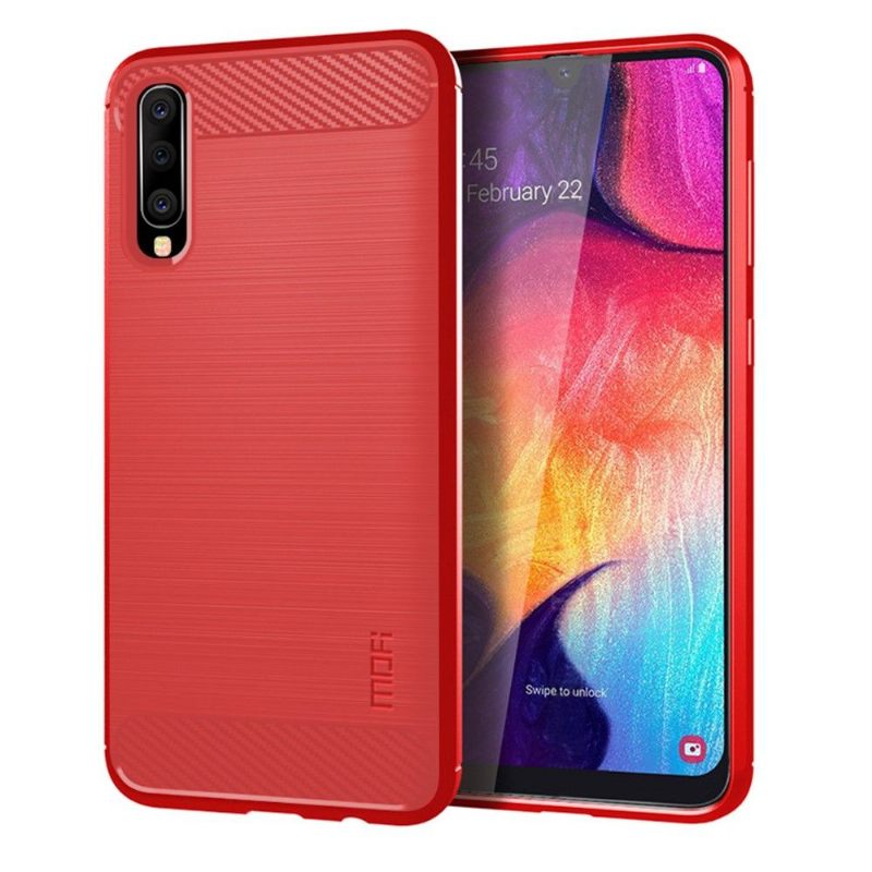 Hoesje voor Samsung Galaxy A70 Geborsteld Mofi