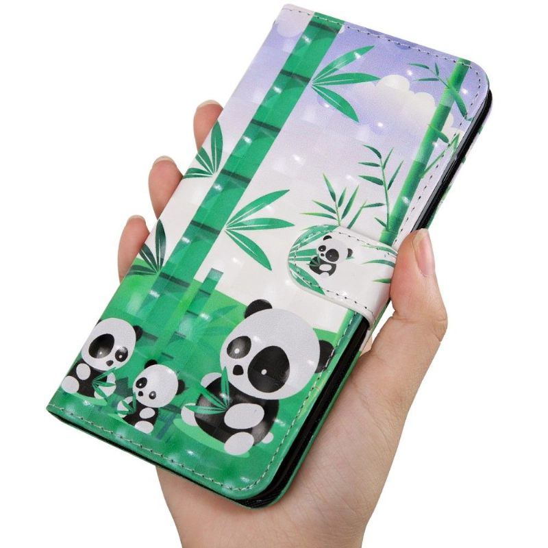 Cover voor Sony Xperia 10 Plus Panda-familie