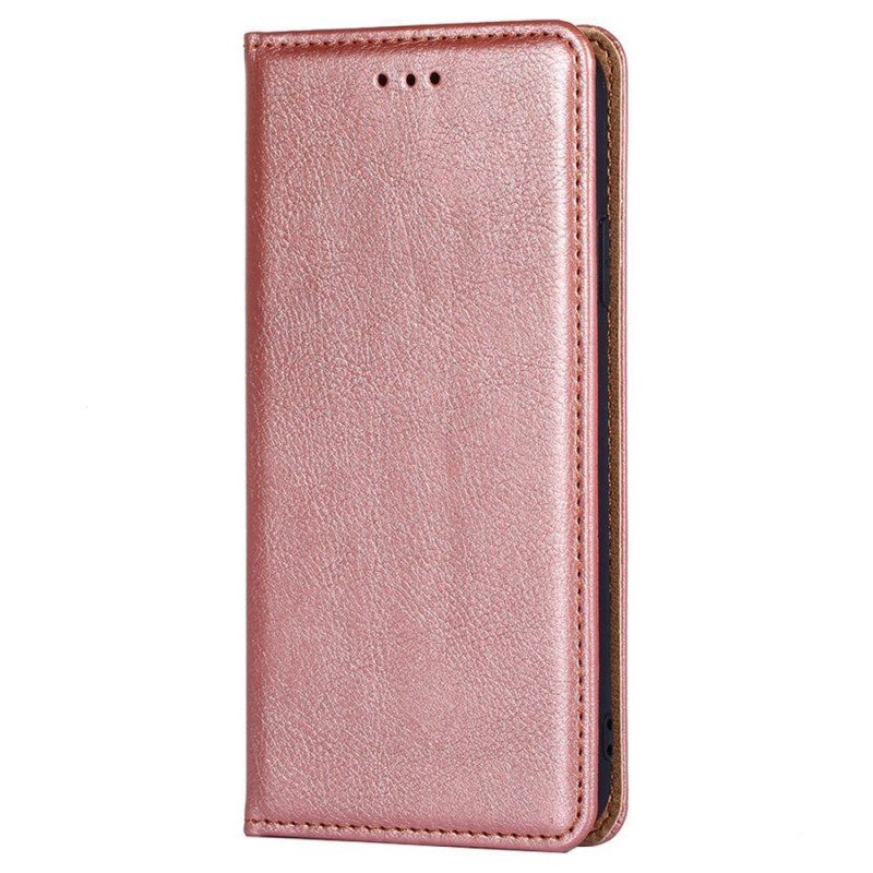 Bescherming Hoesje voor Xiaomi 12T / 12T Pro Folio-hoesje Lakleer-effect