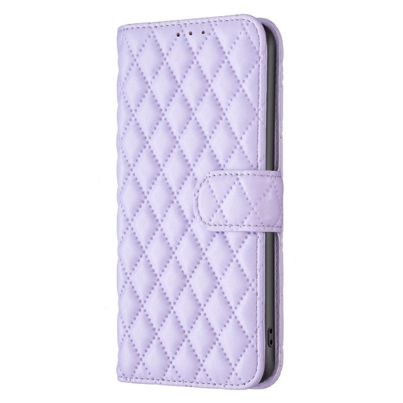 Leren Hoesje voor Xiaomi 12T / 12T Pro Binfen Kleurstijl Gewatteerd